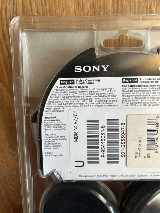 słuchawki Sony MDR-NC6