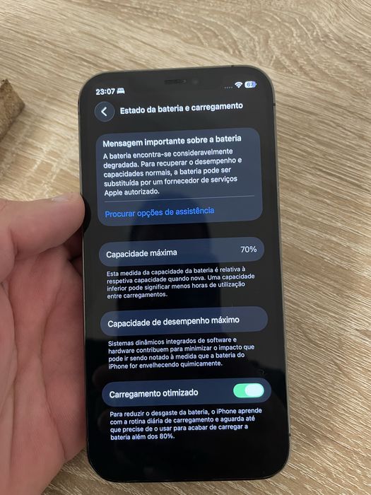 Iphone 12 pro 256gb ler descricao