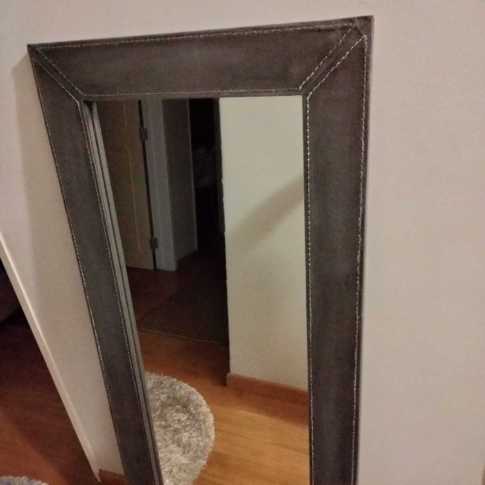 Espelho com moldura de Camurça (60cmX140cm)
