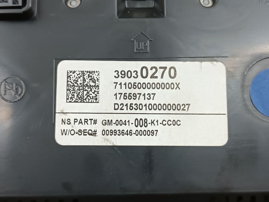 Quadrante - OPEL Astra K (B16) | 15 -