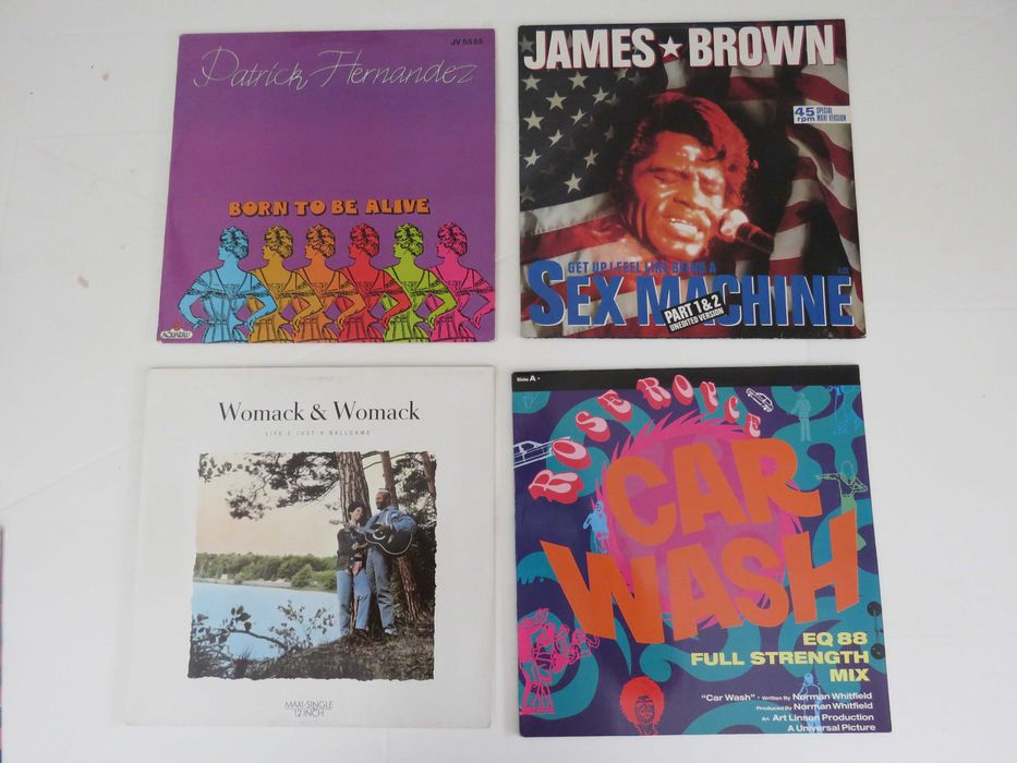 Vinyl 45": James Brown, Patrick Hernandes, Rose Royce, Womack & Womack