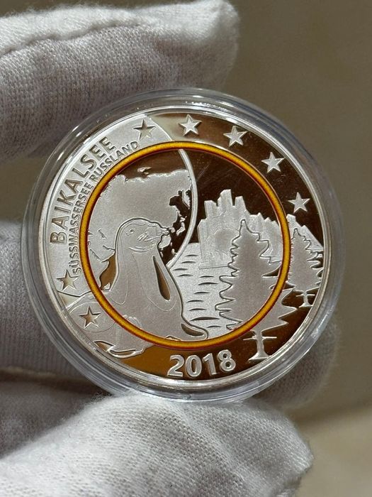 Срібна медаль " Байкал". 2018 р. Сертифікат. СРІБЛО.