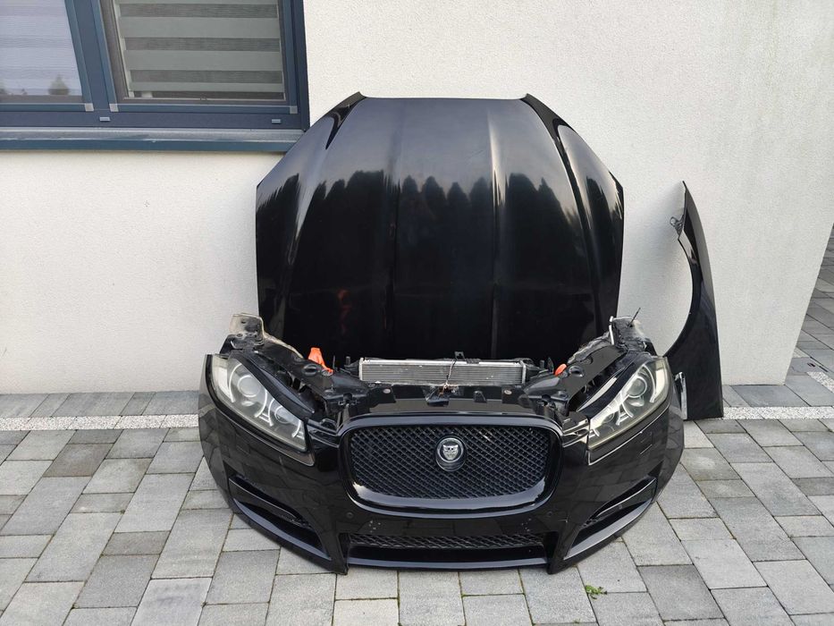 Przód Zderzak Lampy Pas Przedni Komplet Maska Jaguar XF-R X250 Lift EU