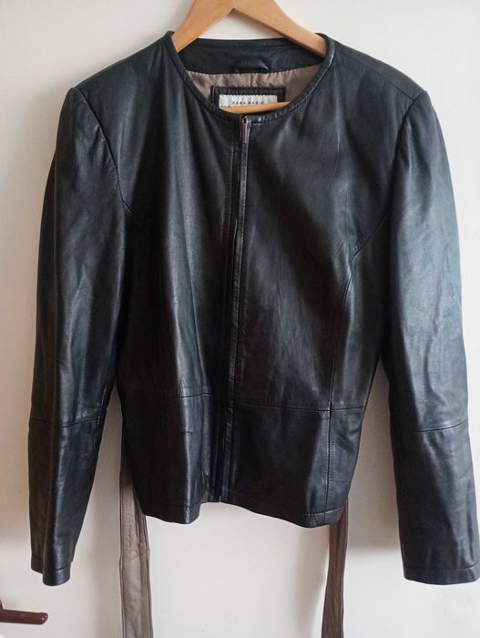Kurtka skórzana Zara XL