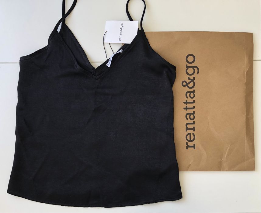 Top preto novo Renatta&go