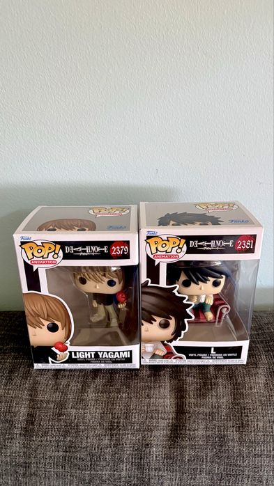 Funko Pops Death Note Light Yagami & L