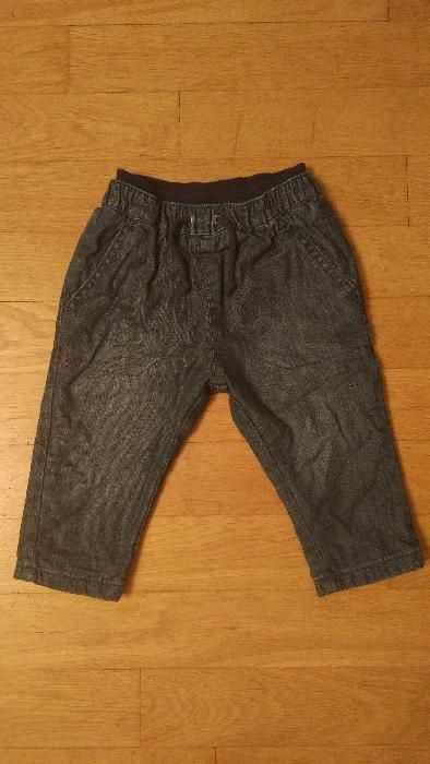 Супер классные джинсы с подкладкой Mothercare на 6-9мес в отличном сос