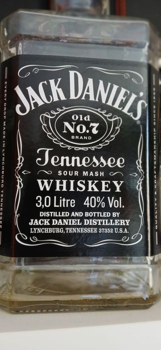 garrafa jack daniel's 3 litros