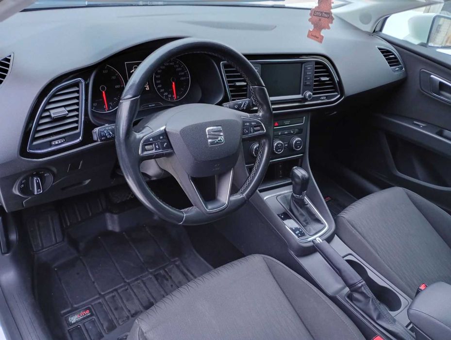 Seat Leon 3 III 2015г F5 1.4 tsi AT DSG white белый