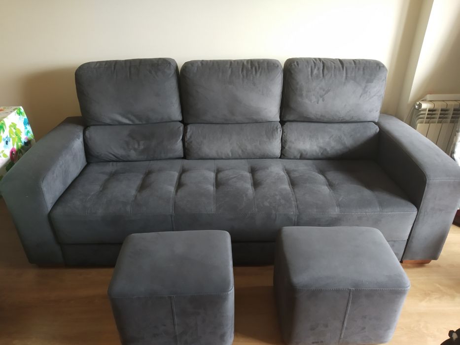 Sofa in like-new condition, 2 m, pet-resistant fabric