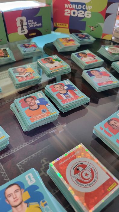 Mundial 2026: vendo cromos a 0,40€ cada. Quase todos os números disponíveis.