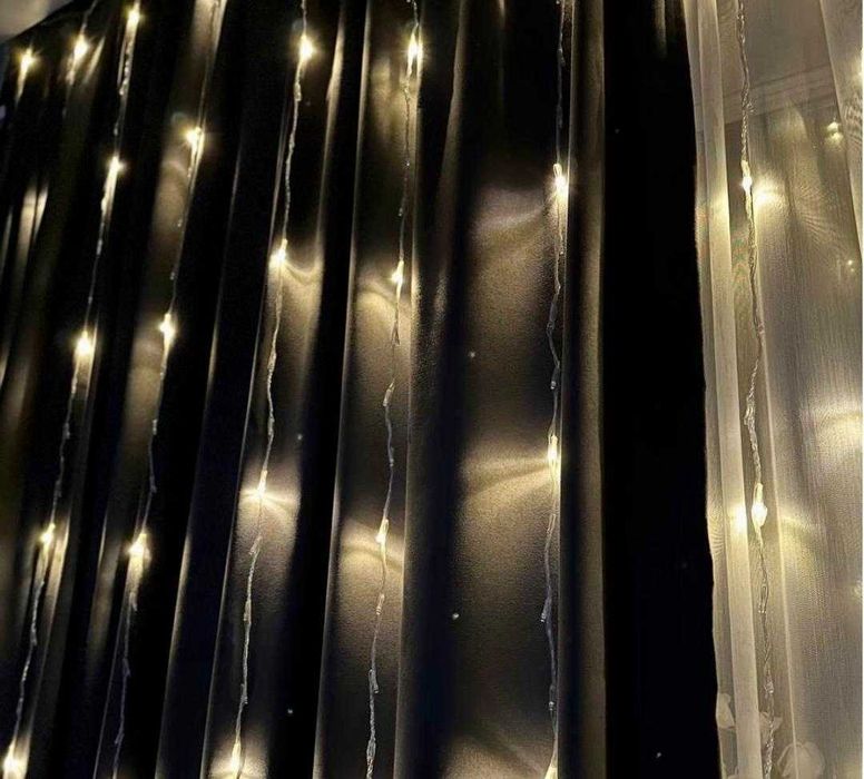 Гірлянда штора нова