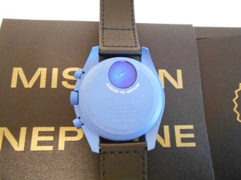 Moonswatch Misja do Neptuna Złoty bimber SO33N101-108