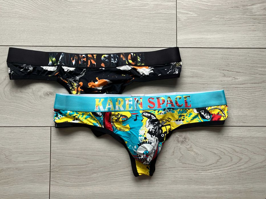 2 pak - męskie stringi Karen Space XXL (XL)