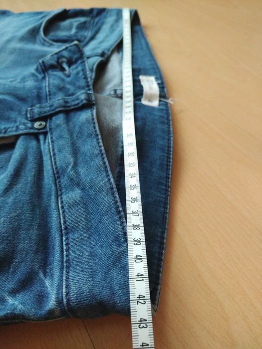 Jeansy damskie 42 w łaty