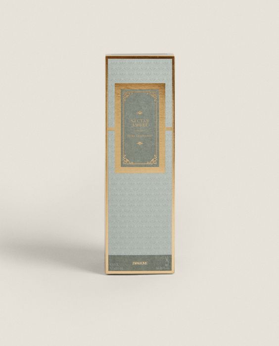 (480 ML) Difusor Em Sticks NECTAR AMBRÉ Zara Home NOVO