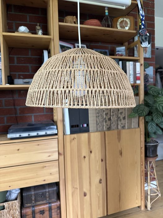 Lampa Wisząca, Ratanowa, Sufitowa, Rattanowa, Boho, Retro
