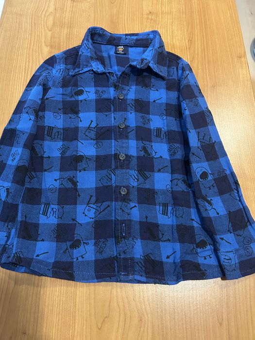 Koszula w kratkę rozmiar 122