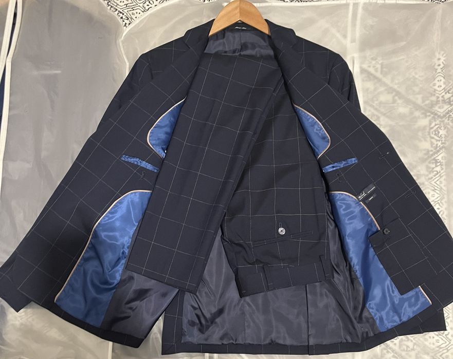 Fato Mango Azul Riscas (Tam. S)