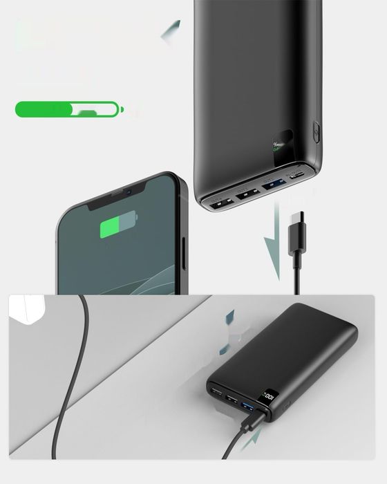 Powerbank A ADDTOP 26800 mAh 22,5W czarny