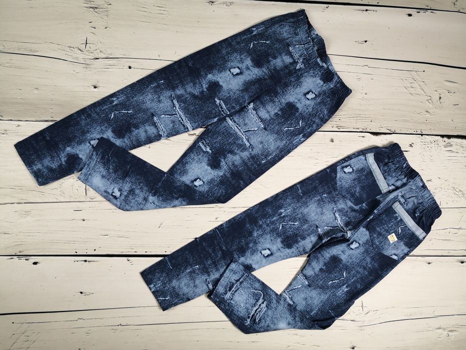 Getry leginsy legi ala jeans z kieszeniami 98-164