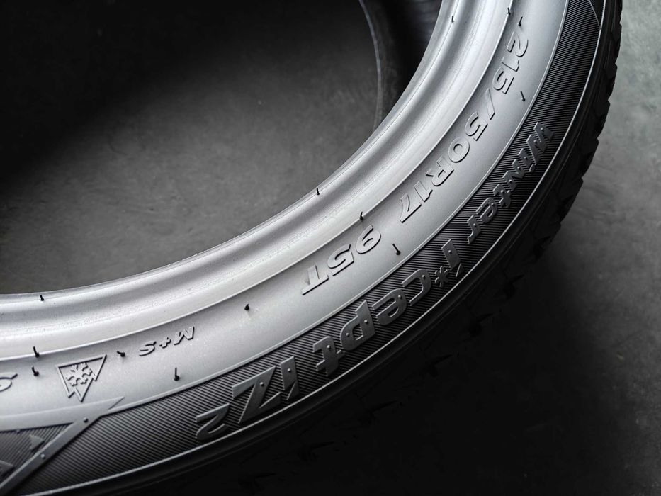 2шт R17 215 50 шини зимові Hankook Winter I*cept IZ2 W616 агресивні арктичні Корея