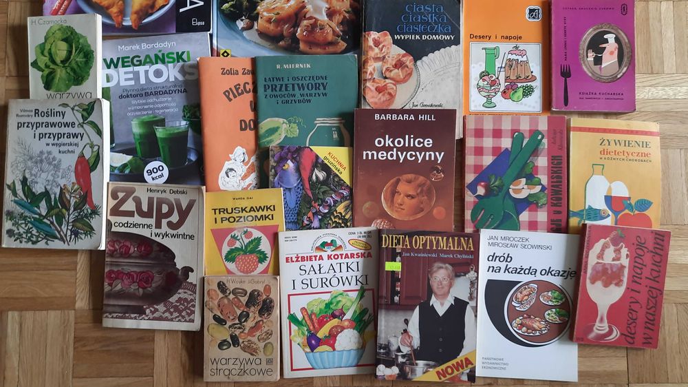 Sprzedam zestaw książek kucharskich