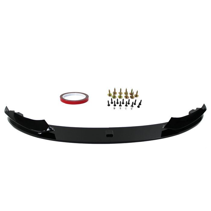 Aba Spoiler / Lip Frontal BMW SERIE 4 F32 / F33 / F36 2013-2021 em preto piano brilhante M-Performance Look ABS