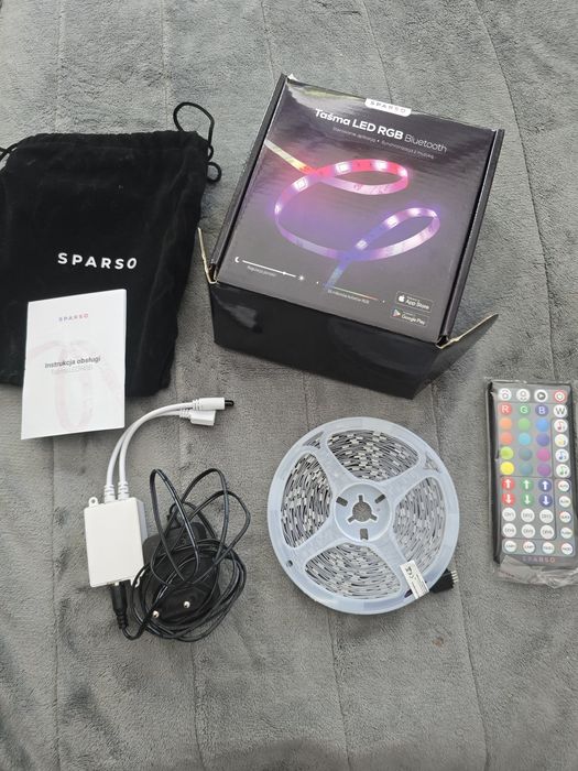 Tasma led rgb z pilotem 10m nowa
