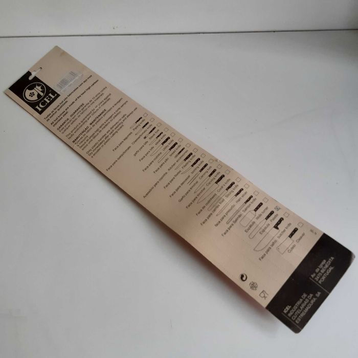 Espátula Lisa de Pasteleiro Pro Nova Embalada ICEL 38cm Aço Inox