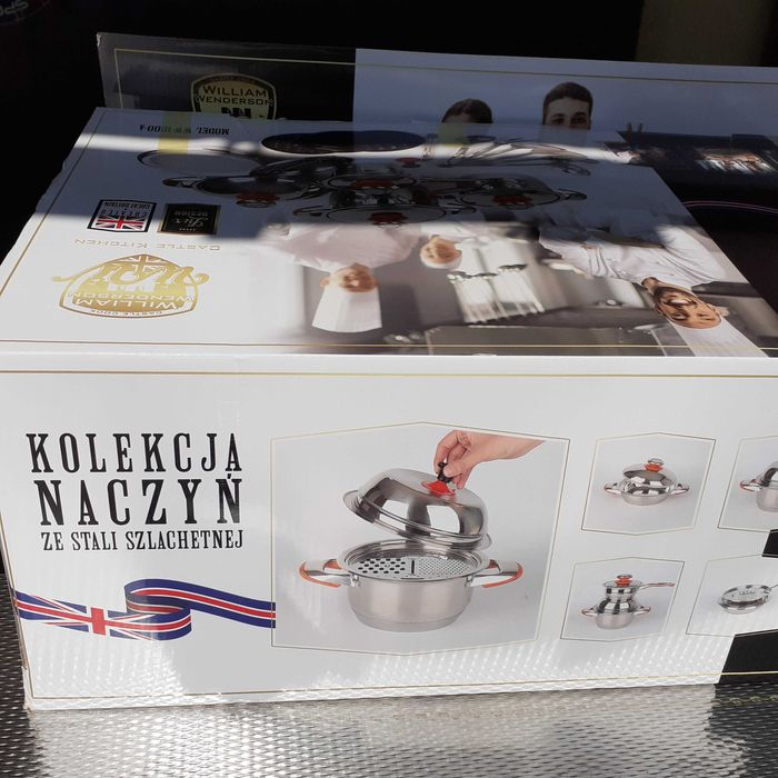 Kolekcja naczyn ze stali szlachetnej WILLIAM