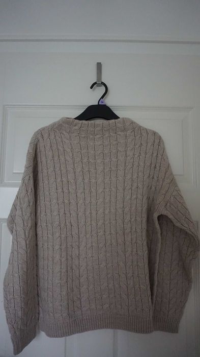 Sweter beżowy - MANGO, rozm. S/36