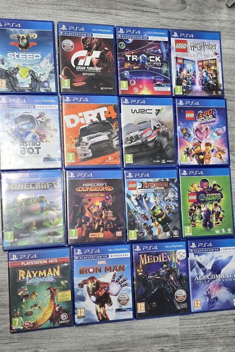 Pakiet 16 gier na PS 4