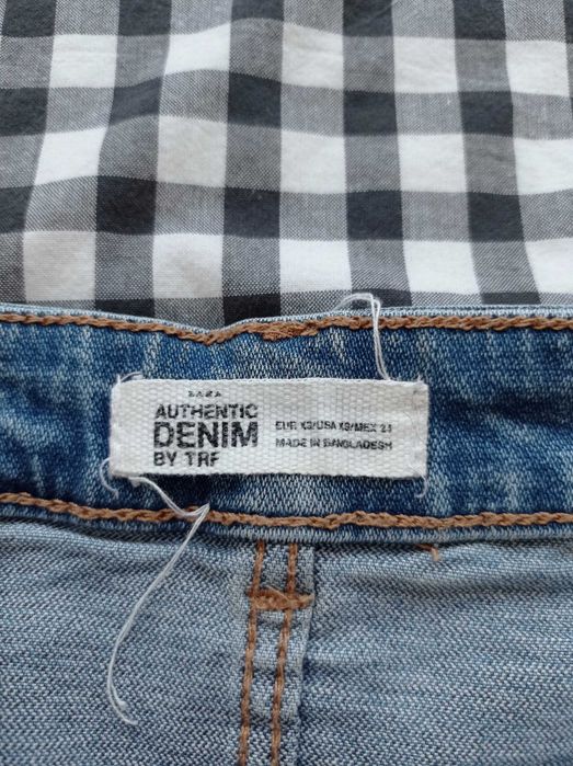 Mini spódniczka jeansowa XXS Zara