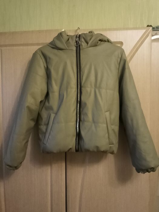 Куртка экокожа, евро зима, осень 7-9 лет.