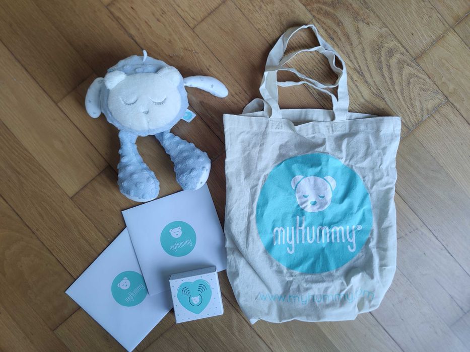 Peluche MyHummy azul com sensor