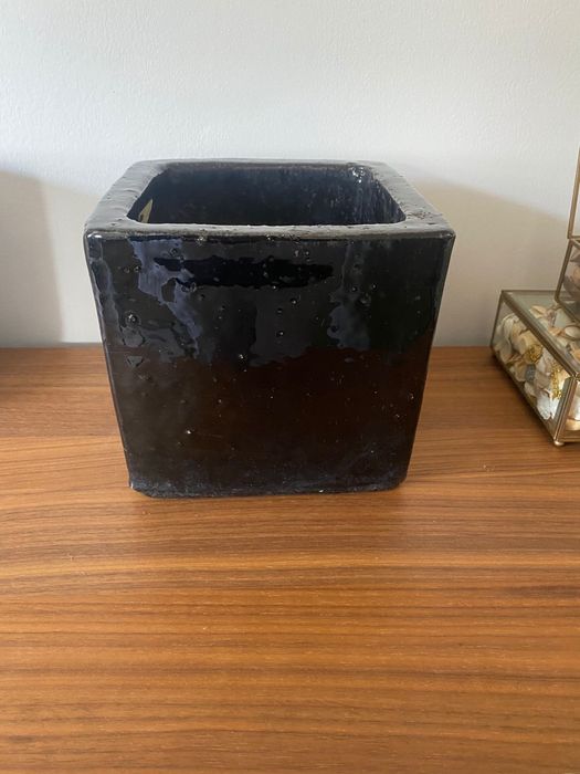 Vasos ceramica preto