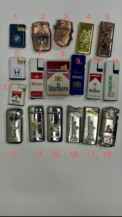 Зажигалки бензиновые типа ZIPPO 90-х годов Винтаж Новые