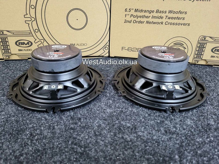 16см Boschmann F-628-X6/динаміки в авто/колонки/компонентні