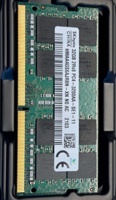 DDR4 RAM SK Hynix 32GB DDR4 3200MHz SO-DIM