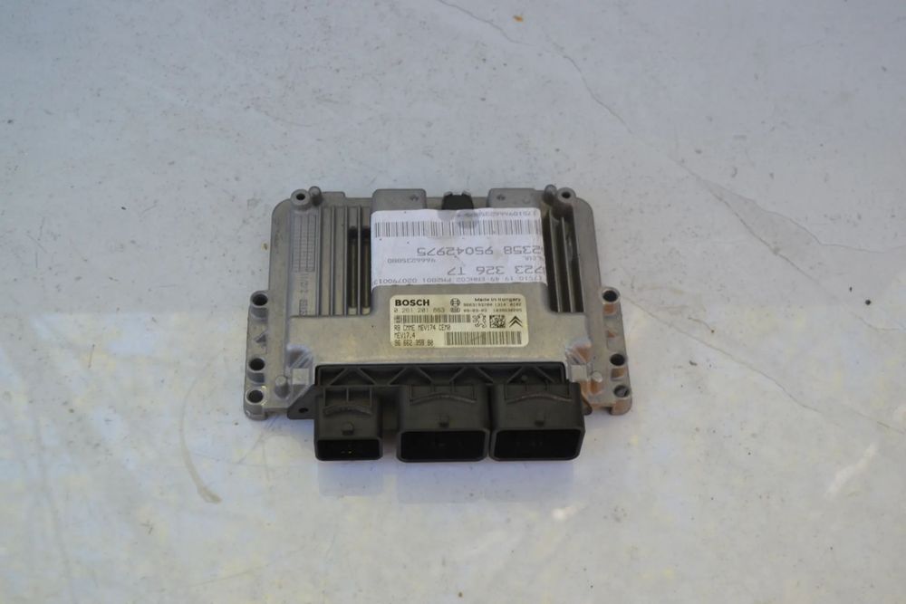 CITROEN PEUGEOT BENZYNA KOMPUTER STEROWNIK SILNIKA 9666235880 0261201863
