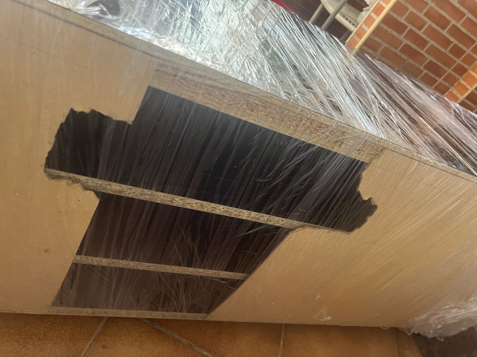 Móvel TV Preto Alto Brilho IKEA BESTÅ BURS 180cm