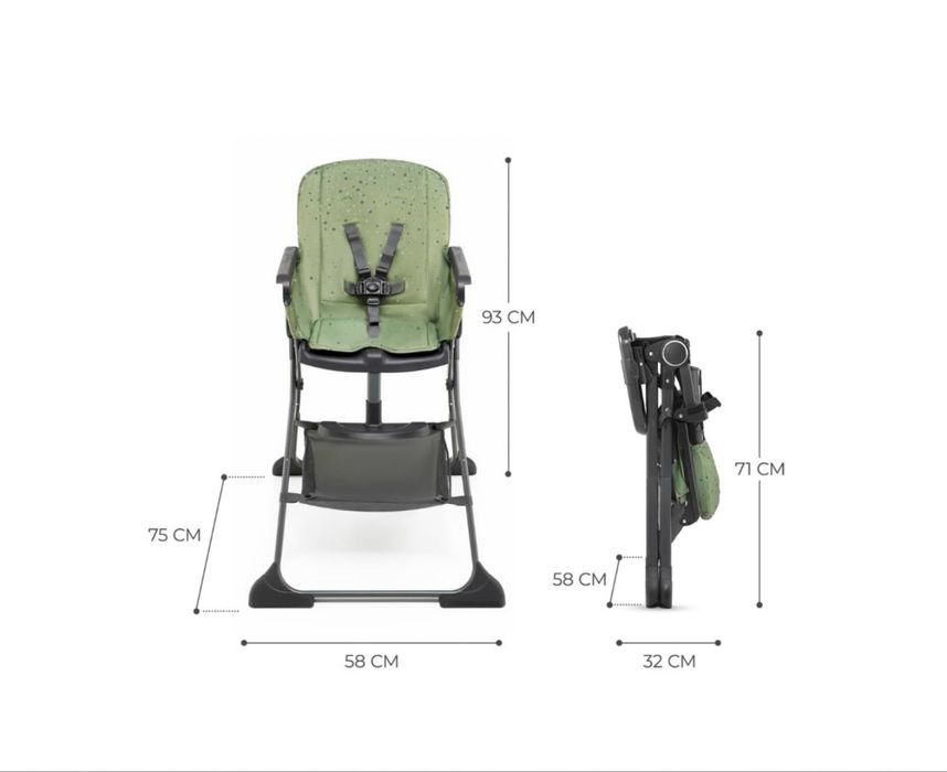 Cadeira de alimentacao kinderkraft