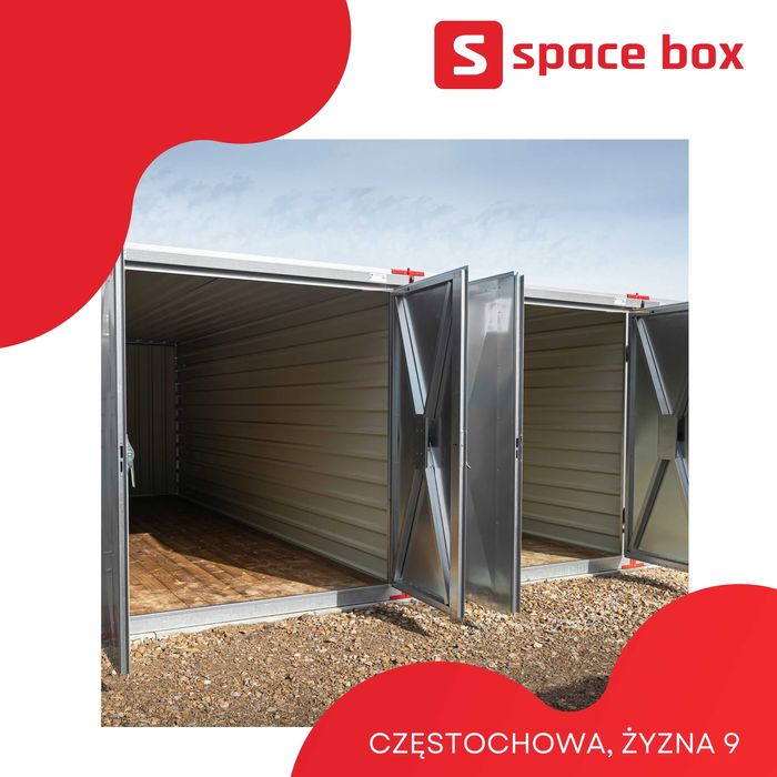 Mały magazyn samoobsługowy kontener do wynajęcia 6m2 Częstochowa BOX