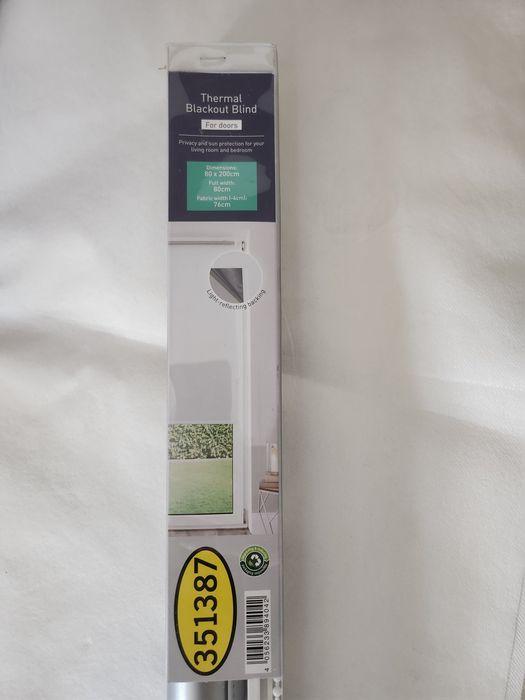 Roleta zaciemniająca termiczna 80 x 200cm