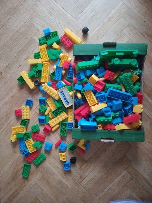 Klocki Wader jak lego duplo 260 sztuk