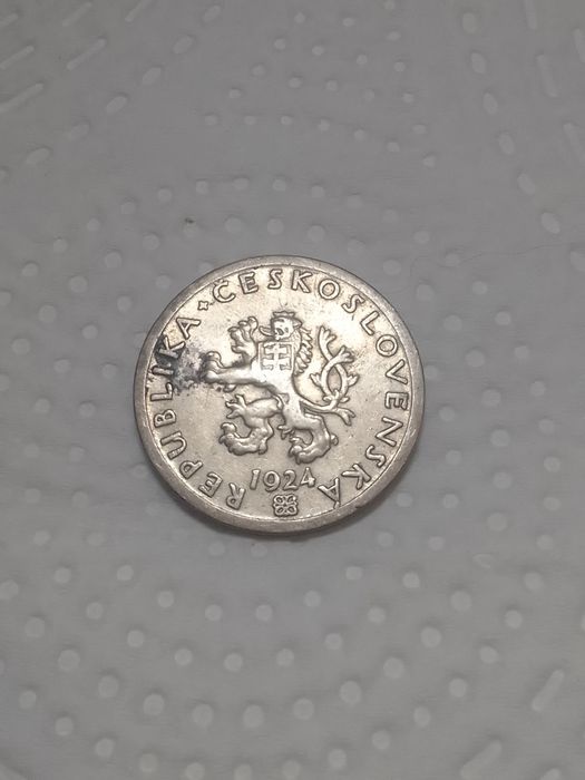 Lote de 4 moedas 1974, 1924, 1968 e 1924
