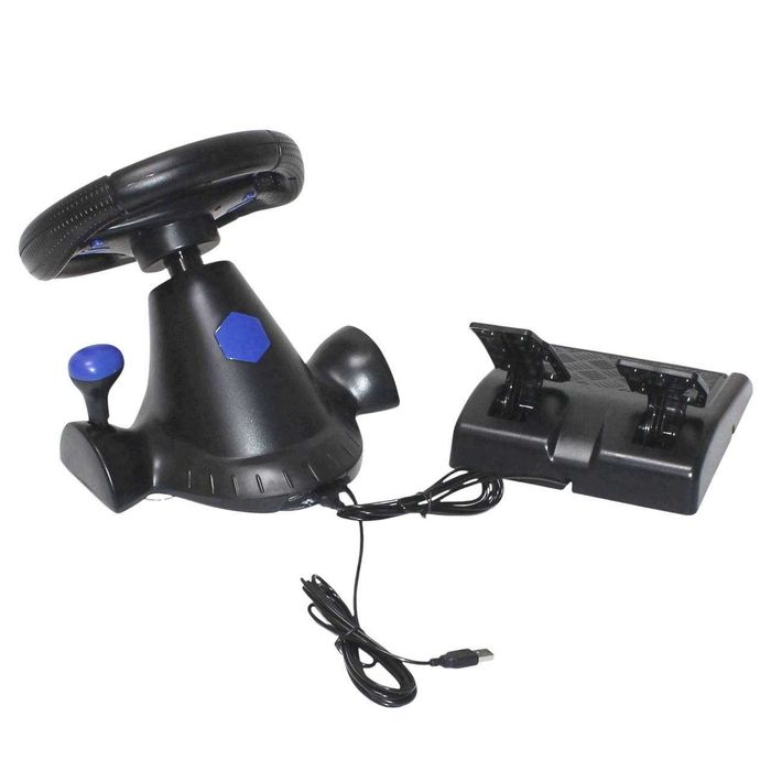 Ігрове кермо з педалями і коробкою передач