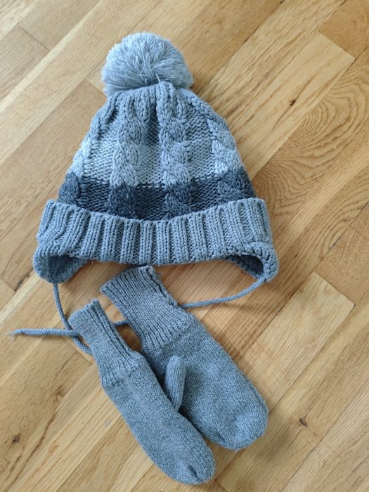 1-3 lata czapka + rękawiczki