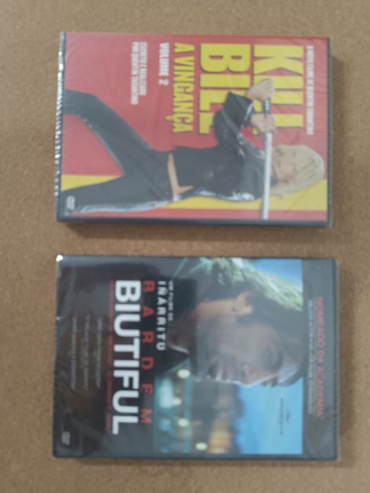 DVDs novos ainda na caixa